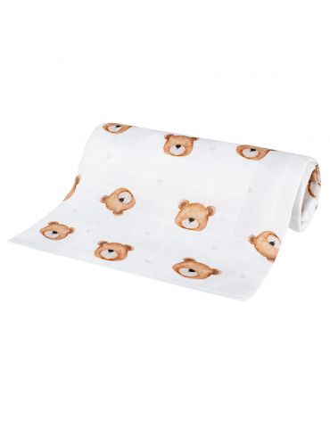 Bocioland Pieluszka bambusowa 40/40 Teddy Bear