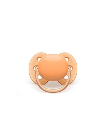 Avent Philips Smoczek uspokajający Ultra soft 0-6 pomarańcz