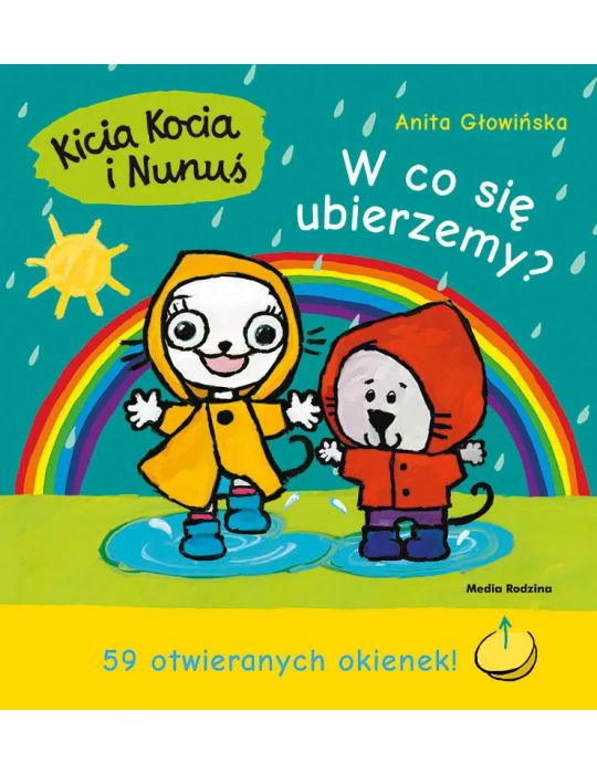 Książeczka Kicia Kocia i Nunuś W co się ubierzemy? A.Głowińska