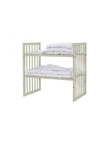 Waldin Łóżeczko drewniane 7w1 z materacem Oliwkowe