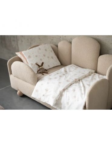 Waldin Pościel dziecięca bawełniana z wypełnieniem Junior 90x120 Dmuchawce