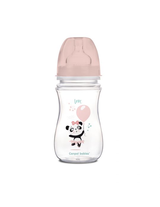 Canpol Babies Butelka antykolkowa EasyStart Exotic Animals 240ml Panda