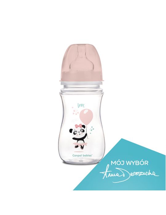Canpol Babies Butelka antykolkowa EasyStart Exotic Animals 240ml Panda