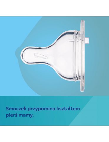 Canpol Babies Butelka antykolkowa ze świecącymi uchwytami EasyStart Sleepy Koala 300ml różowy