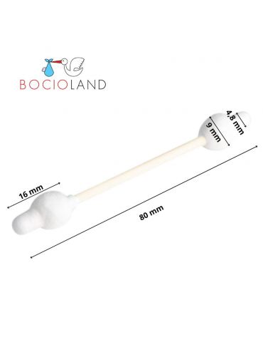 Bocioland Patyczki higieniczne do uszu dla dzieci 60 szt. Bocioland Patyczki higieniczne do uszu dla dzieci 60 szt.