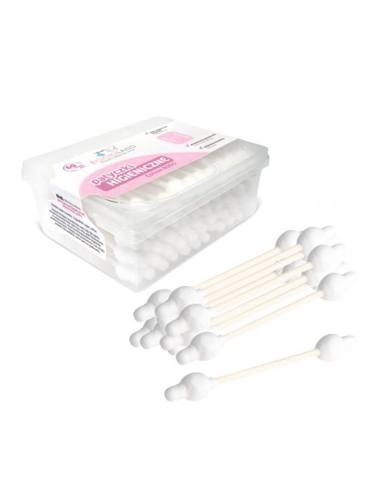 Bocioland Patyczki higieniczne do uszu dla dzieci 60 szt.