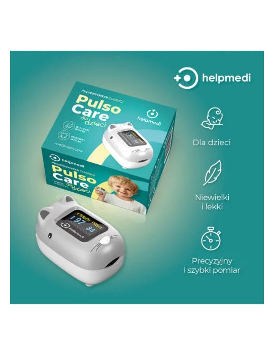Helpmedi pulsoksymetr PulsoCare dla dzieci Myszka