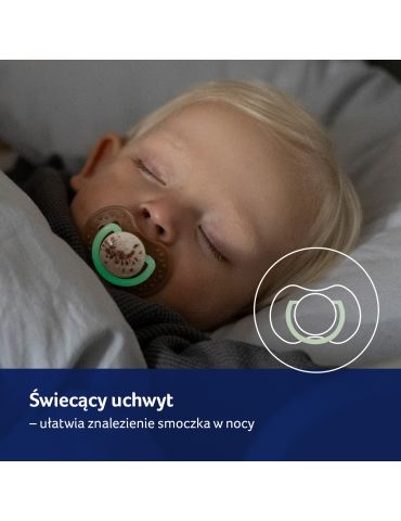 Lovi Smoczek silikonowy dynamiczny 0-3m Tie Dye blue