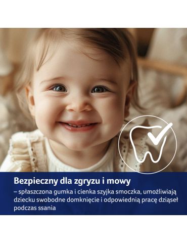 Lovi Smoczek silikonowy dynamiczny 3-6m Tie Dye blue