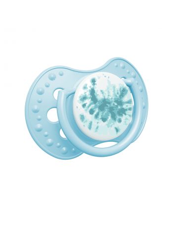 Lovi Smoczek silikonowy dynamiczny 3-6m Tie Dye blue