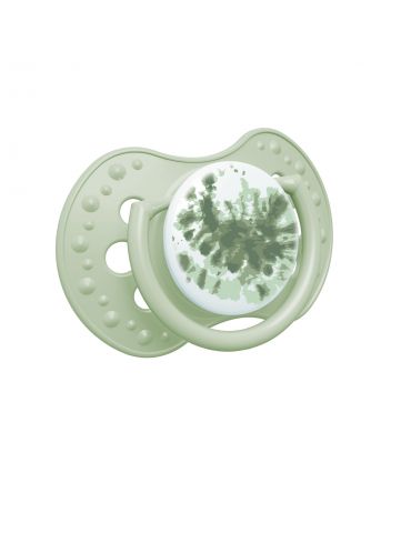 Lovi Smoczek silikonowy dynamiczny 3-6m Tie Dye green