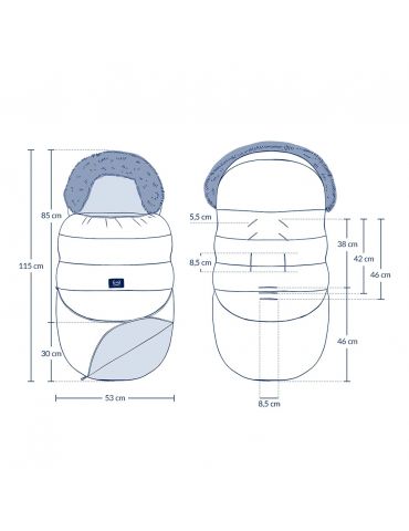 La Millou Aspen Śpiworek Winterproof Stroller Bag Combo ( Mirella ) La Millou Aspen Śpiworek Winterproof Stroller Bag Combo ( Mirella )