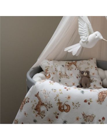 Waldin Pościel niemowlęca i rożek 2w1 Polski las