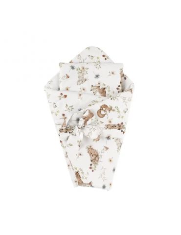 Waldin Pościel niemowlęca i rożek 2w1 Polski las