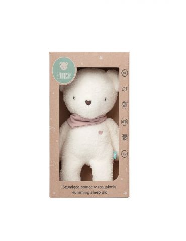 Szumisie Miś 5w1 z lampką różowa apaszka Szumisie Miś 5w1 z lampką różowa apaszka