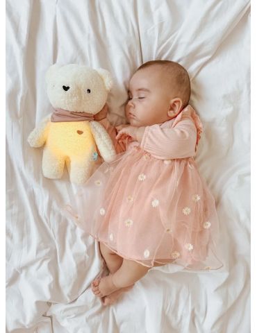 Szumisie Miś 5w1 z lampką różowa apaszka Szumisie Miś 5w1 z lampką różowa apaszka