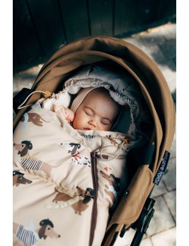 La Millou Śpiworek do wózka Multi Aspen Winterproof Baby ( Pierre the dog )