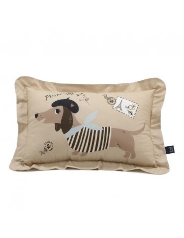 La Millou Poduszka bawełniana do spania XL ( Pierre the dog )