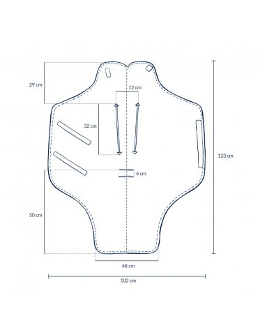 La Millou Kocyk do fotelika multi ( Arctic friends )