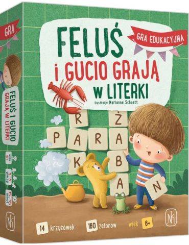 Feluś i Gucio grają w literki Nasza Księgarnia