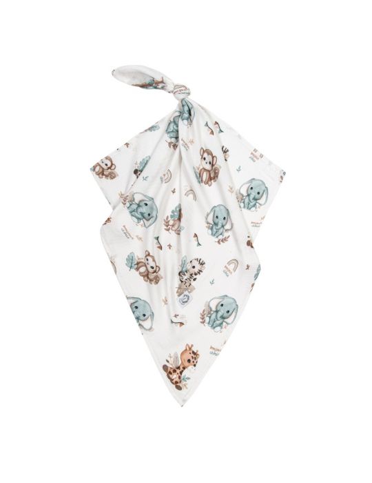 Bonjour Cherie Otulacz bambusowy 110x140cm Safari