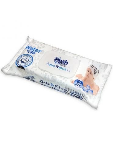 Lider Chusteczki nawilżane Aqua wipes Fresh baby 60 szt.