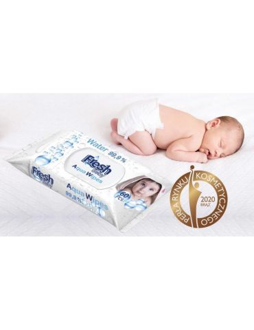 Lider Chusteczki nawilżane Aqua wipes Fresh baby 60 szt.