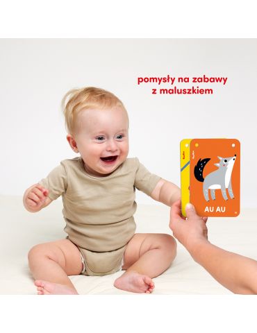 CzuCzu Kontrasty na sznureczku Książeczka do pokazywania dla dzieci 6m+ i 9m+