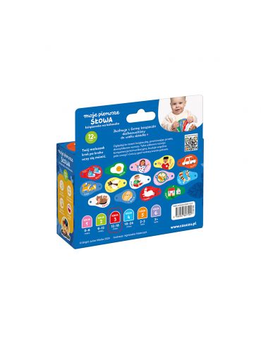 CzuCzu Moje pierwsze słowa Książeczka na kółeczku 12m+