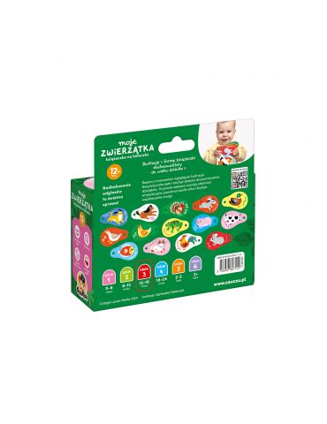 CzuCzu Moje zwierzątka Książeczka na kółeczku 12m+