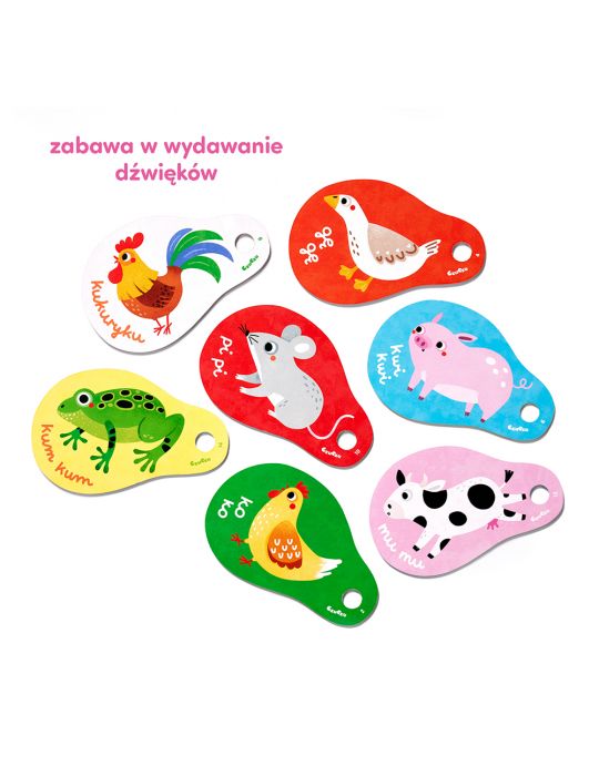 CzuCzu Moje zwierzątka Książeczka na kółeczku 12m+