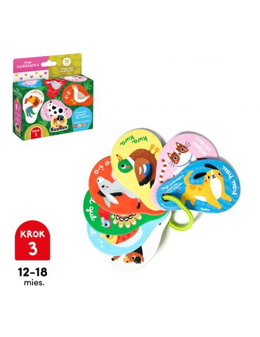 CzuCzu Moje zwierzątka Książeczka na kółeczku 12m+