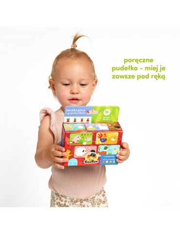 CzuCzu Zwierzątka z gospodarstwa Puzzle do pary 18m+
