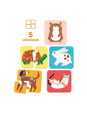 CzuCzu Nasi przyjaciele Puzzle na cztery 2+