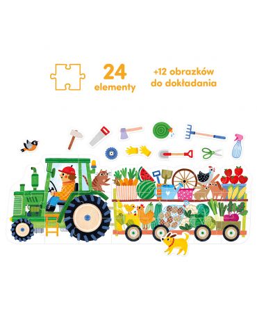 CzuCzu Moto Puzzle Traktor 2+ 3+