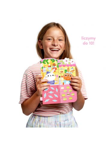 CzuCzu Puzzle cyfry Króliczki 3+ 4+