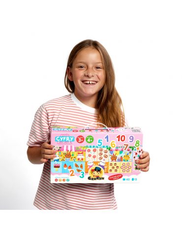 CzuCzu Puzzle cyfry Króliczki 3+ 4+