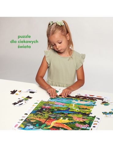 CzuCzu Puzzle obserwacyjne Dinozaury 4+