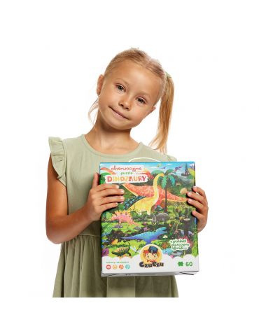 CzuCzu Puzzle obserwacyjne Dinozaury 4+