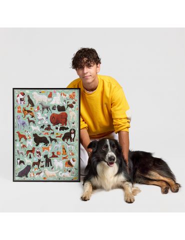 CzuCzu Puzzlove Psy 1000 elementów