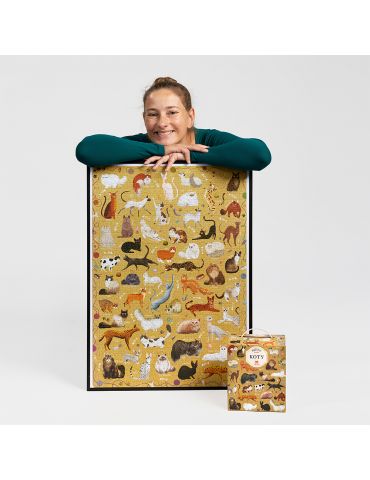 CzuCzu Puzzlove Koty 1000 elementów