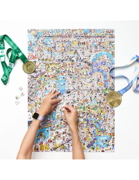 CzuCzu Puzzlove Maraton 42,195 km 1000 elementów