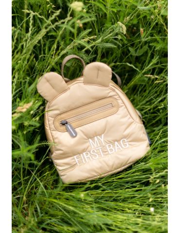 Childhome Plecak dziecięcy My first Bag pikowany beżowy