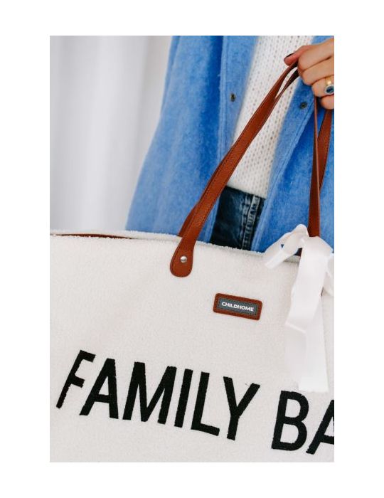 Childhome Torba Family Bag Teddy bear white