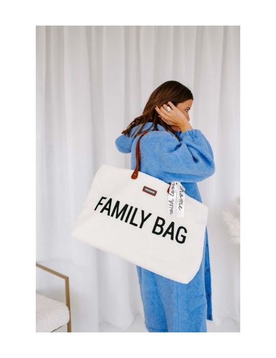 Childhome Torba Family Bag Teddy bear white