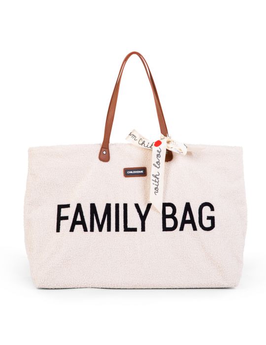 Childhome Torba Family Bag Teddy bear white