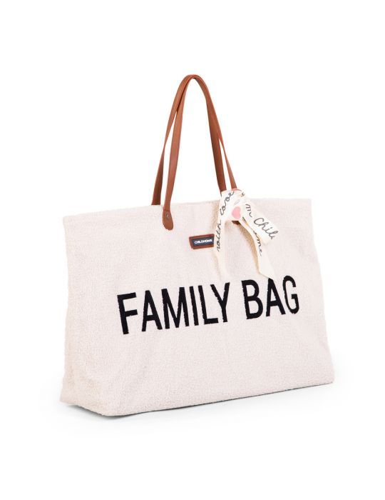 Childhome Torba Family Bag Teddy bear white