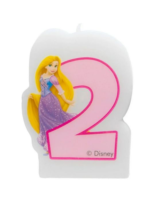 Świeczka urodzinowa Cyferka 2 Princess Dajar