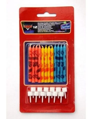 Świeczki urodzinowe Cars Auta 12 szt. Dajar