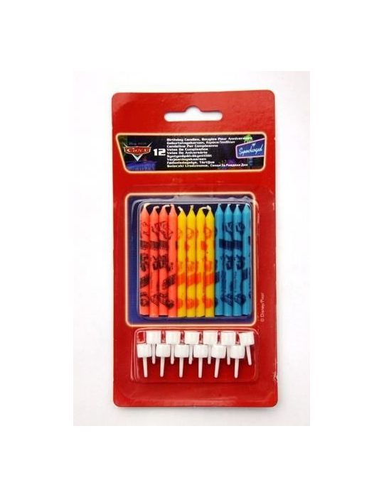 Świeczki urodzinowe Cars Auta 12 szt. Dajar